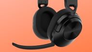 The microphone on the HS55 Wireless can be flipped open (Image via Corsair)